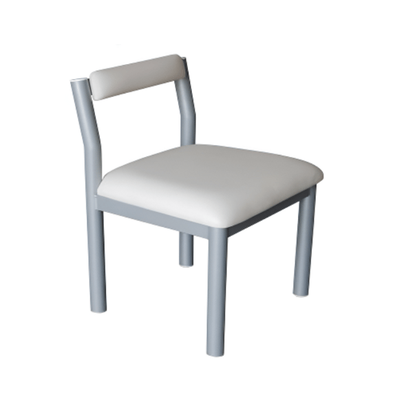 Chaise fixe en métal pour personnes obèses pour expositions - Dernière unité !